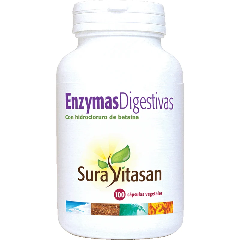 Enzymas Digestivas 100 Capsulas | Sura Vitasan