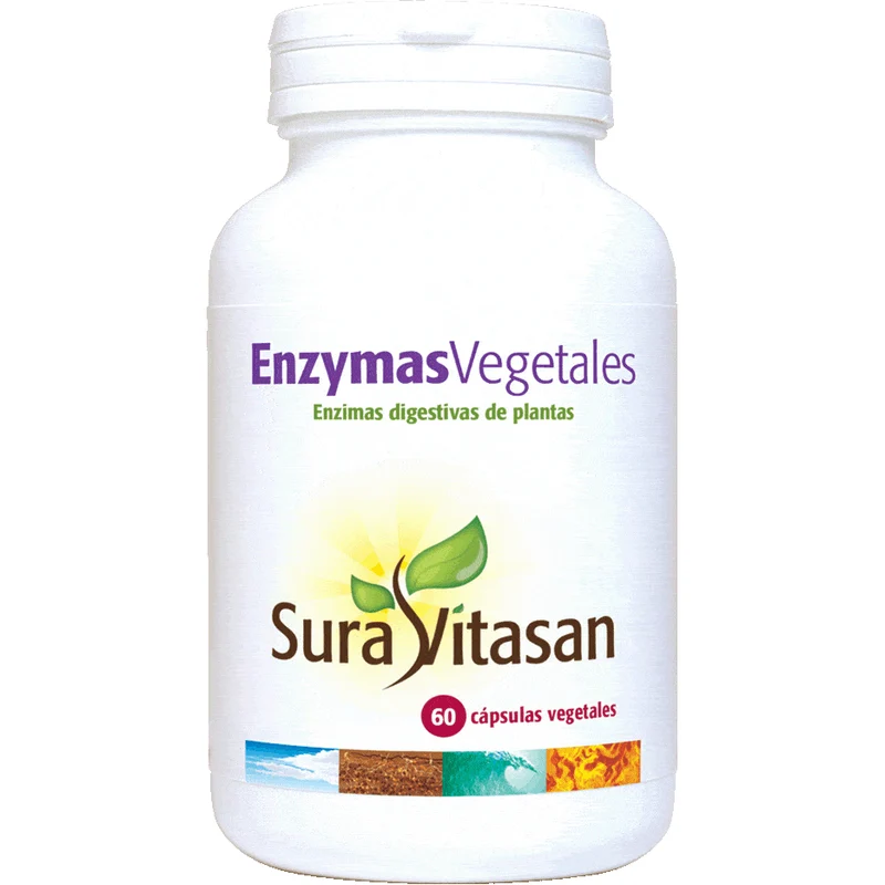 Enzymas Vegetales 60 Capsulas | Sura Vitasan