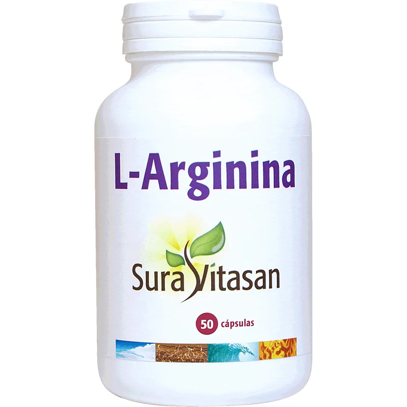L-Arginina 500mg 50 Capsulas | Sura Vitasan