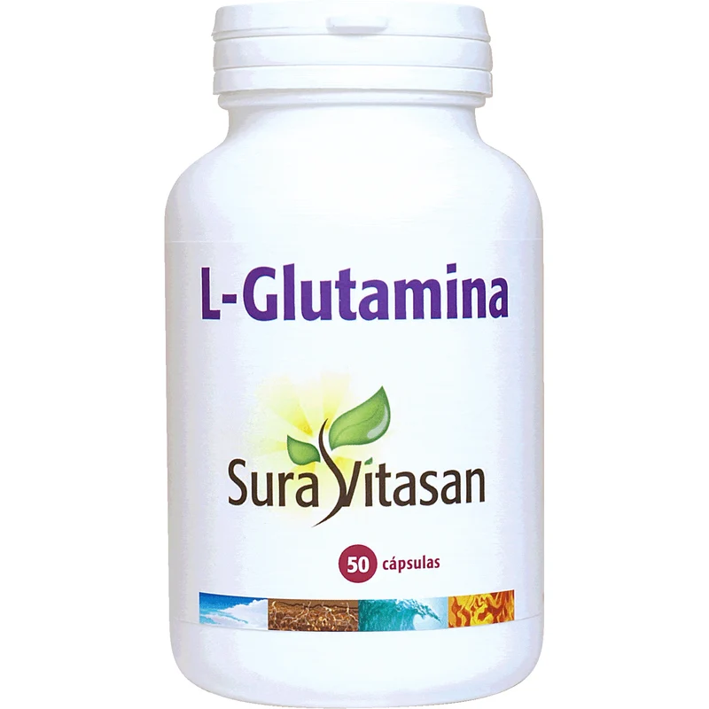 L-Glutamina 500mg 50 Capsulas | Sura Vitasan