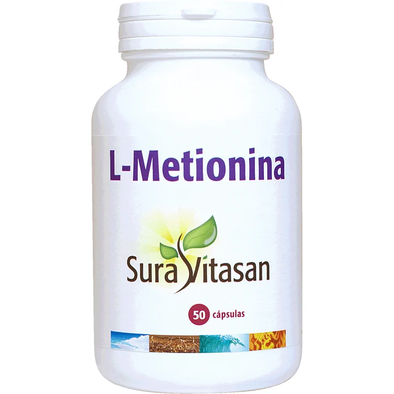 L-Metionina 500mg 50 Capsulas | Sura Vitasan