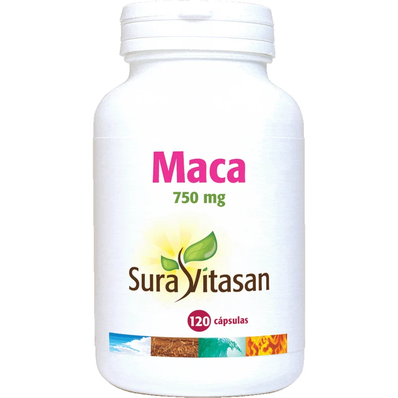Maca 750 mg 120 Capsulas | Sura Vitasan