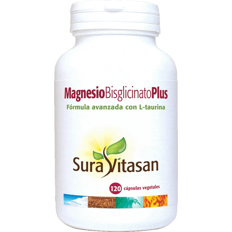 Magnesio Bisglicinato 120 Capsulas | Sura Vitasan