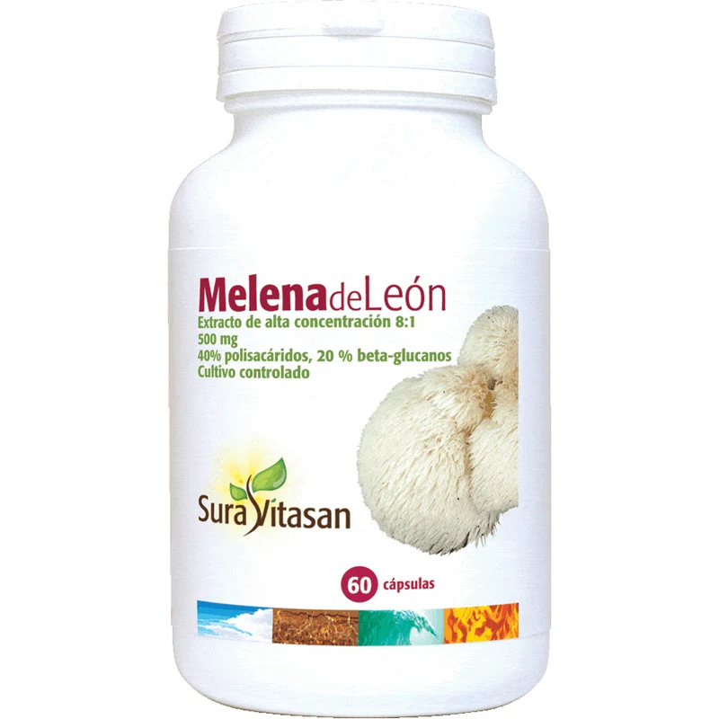 Melena de Leon 500 mg 60 Capsulas | Sura Vitasan