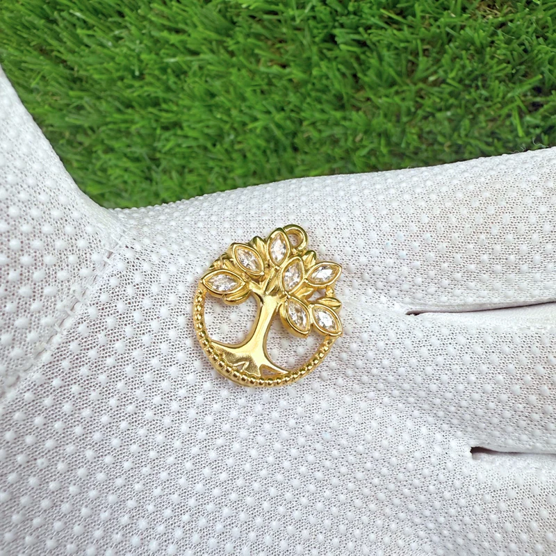 Colgante del árbol de la vida con diamantes de imitación