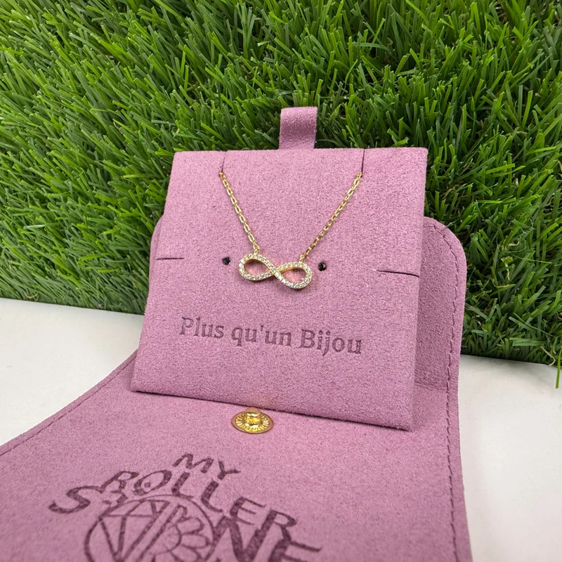 Collar Infinito en Plata de Ley 925 y Circonitas