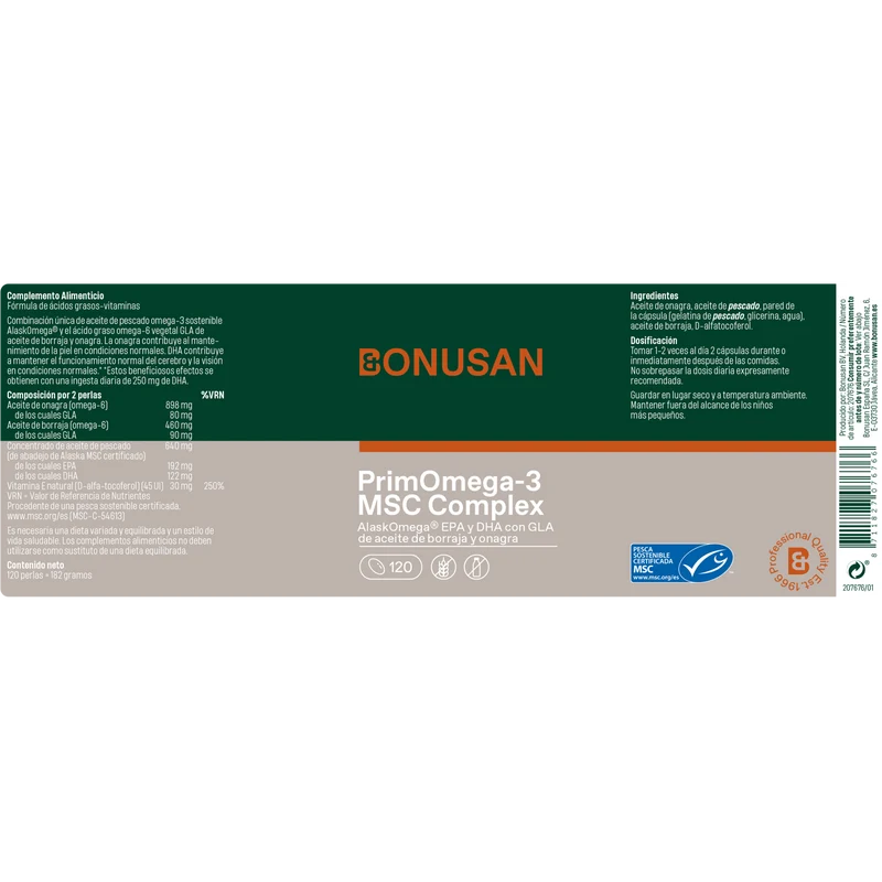 PrimOmega 60 Capsulas | Bonusan