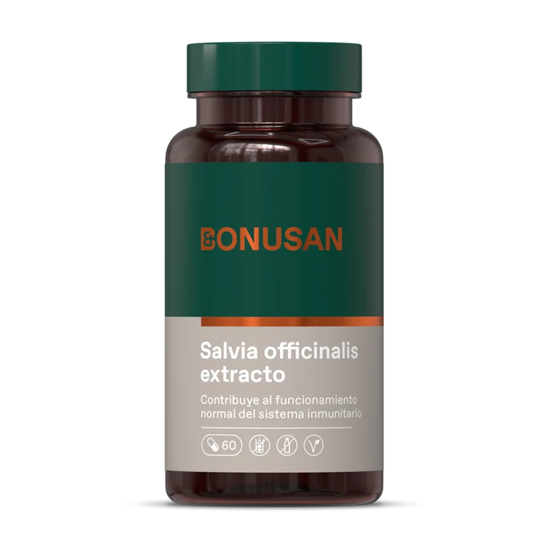 Salvia Officinalis Extracto 60 Capsulas | Bonusan