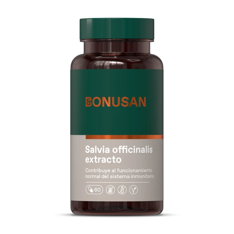 Salvia Officinalis Extracto 60 Capsulas | Bonusan