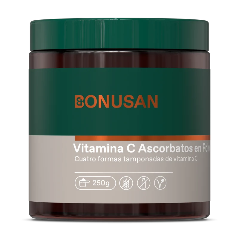 Vitamina C en Polvo Ascorbatos 250 gr | Bonusan