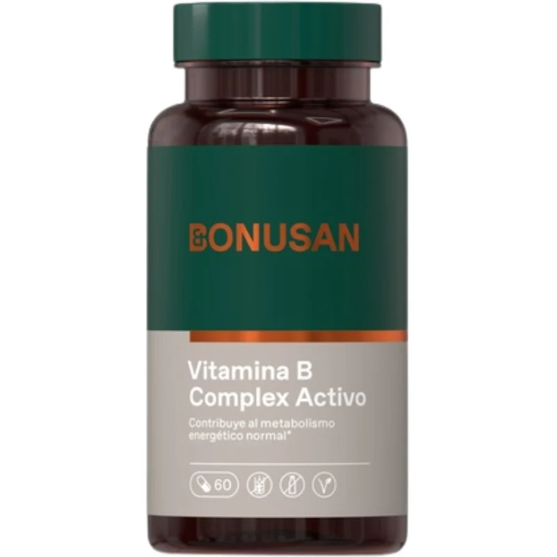Vitamina B Complejo Activo 60 Capsulas | Bonusan