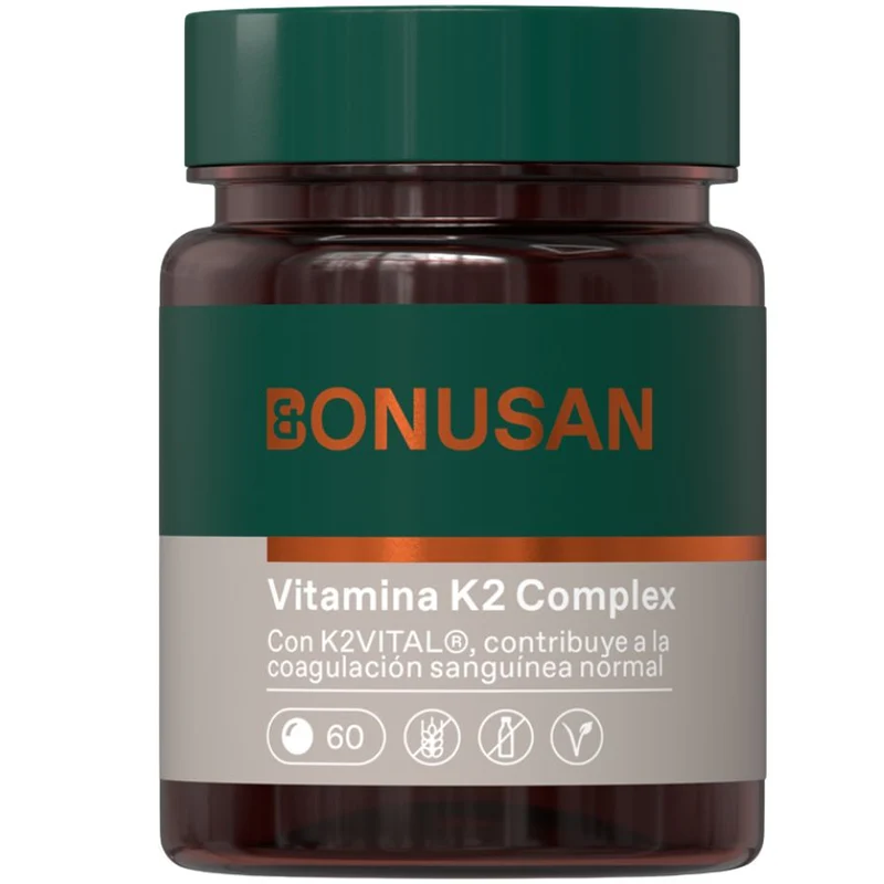 Vitamina K2 100 mcg Plus 60 Comprimidos | Bonusan