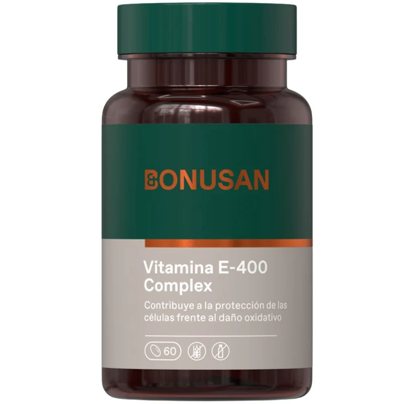 Vitamina E 400 Complejo 60 Capsulas | Bonusan