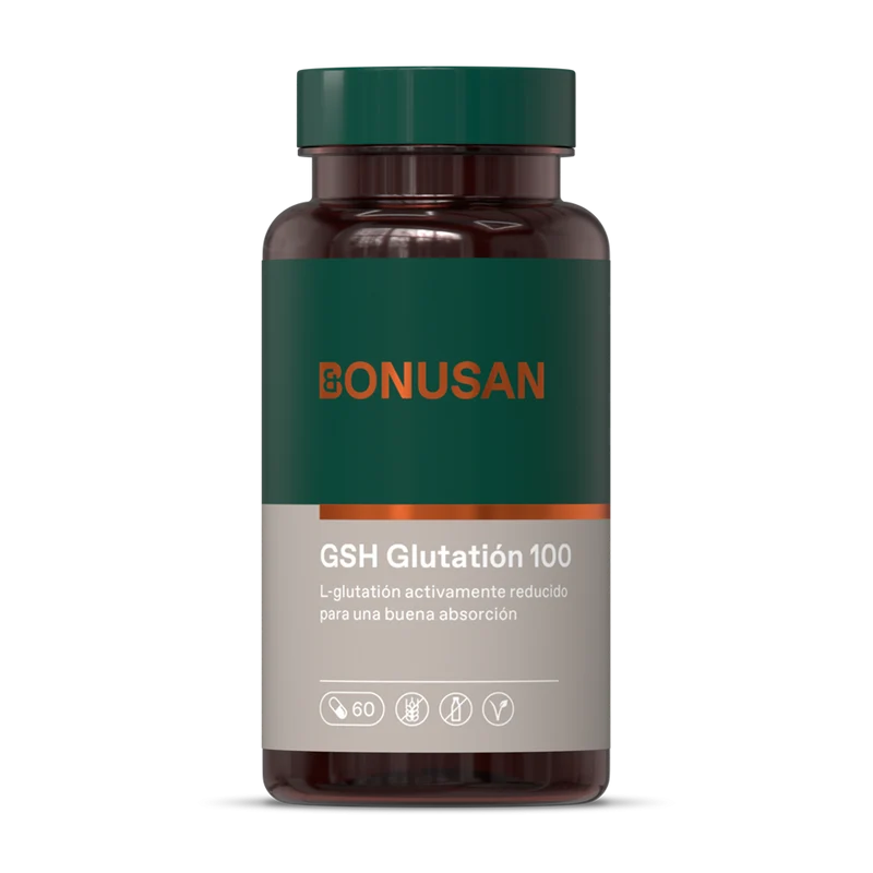 GSH Glutation 100 mg 60 Capsulas | Bonusan