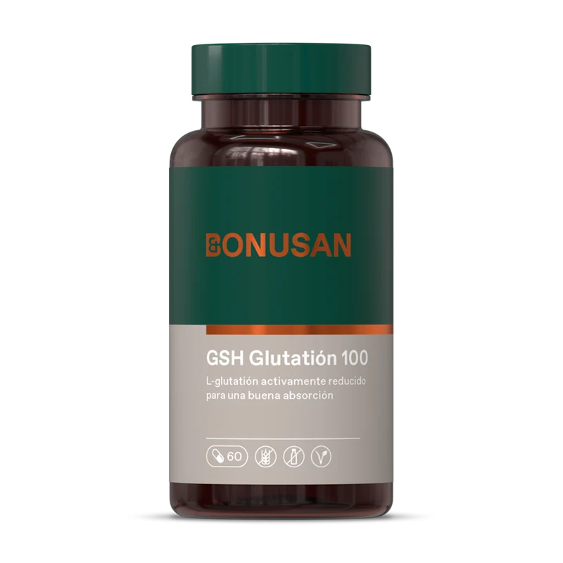 GSH Glutation 100 mg 60 Capsulas | Bonusan