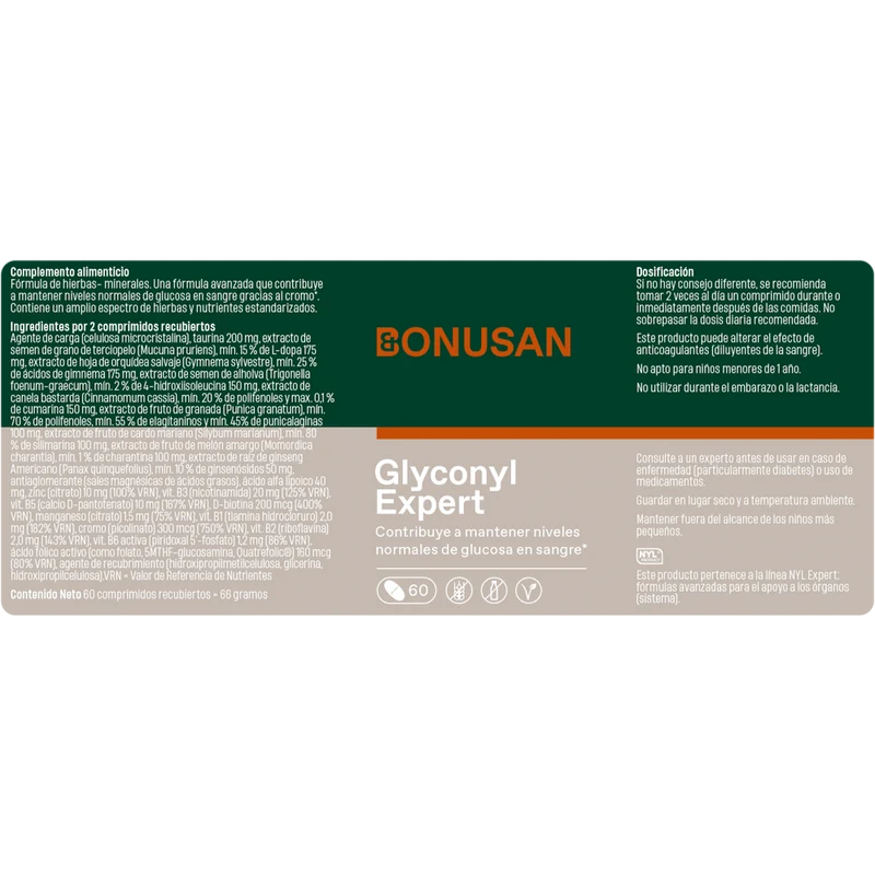 Glyconyl 60 Tabletas | Bonusan
