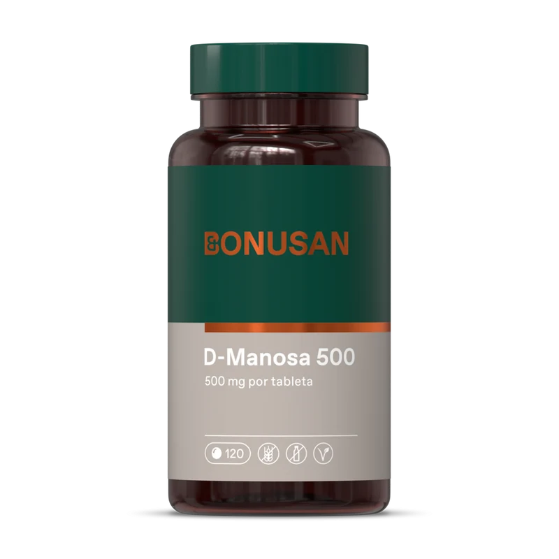 D Manosa 500 mg 120 Tabletas | Bonusan