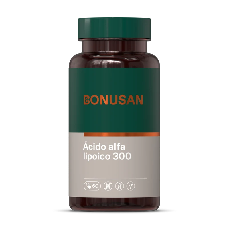 Acido Alfa Lipoico 300 mg 60 Capsulas | Bonusan