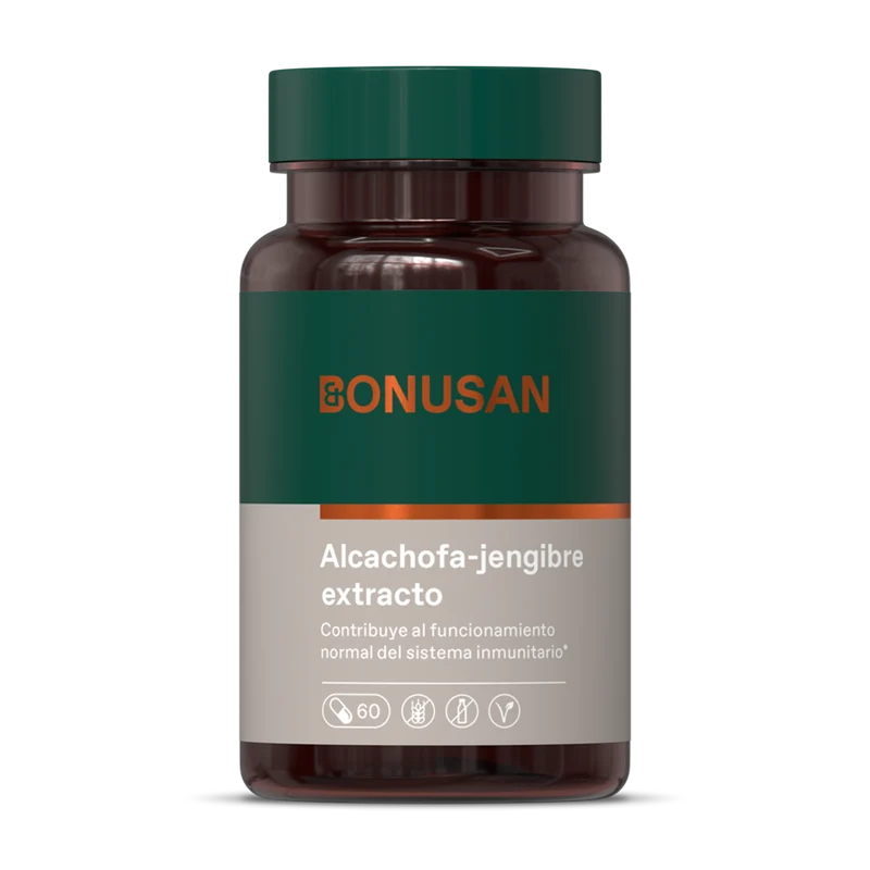 Alcachofa Jengibre Extracto 60 Capsulas | Bonusan