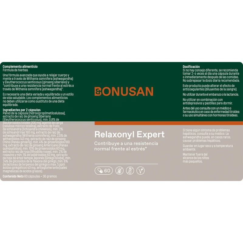 Relaxonyl 60 Capsulas | Bonusan