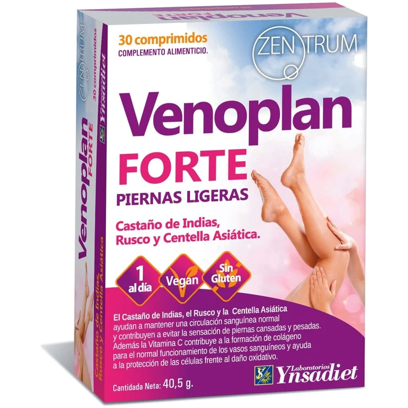 Venoplan Forte 30 comprimidos | Ynsadiet