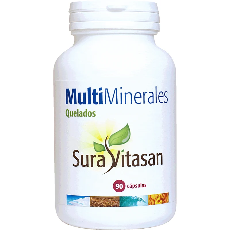 Multi minerales Quelados 90 Capsulas | Sura Vitasan