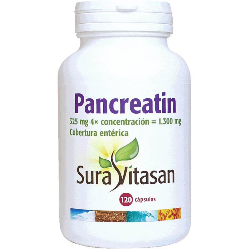 Pancreatin 120 Capsulas | Sura Vitasan