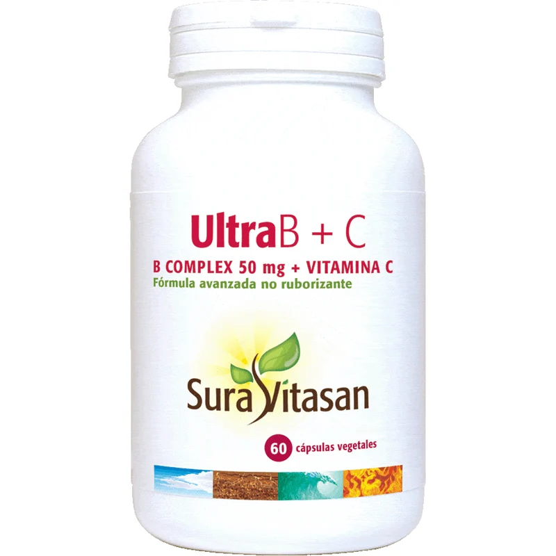 Ultra B Complex + C 60 Capsulas | Sura Vitasan