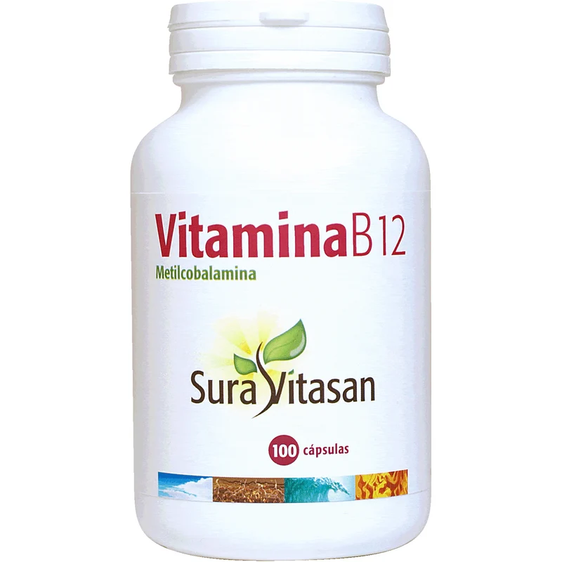 Vitamina B12 500mcg 100 Capsulas | Sura Vitasan