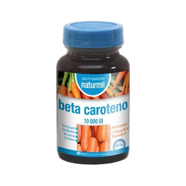 Beta Caroteno 60 Perlas | Naturmil