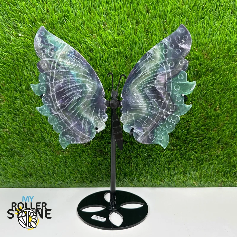 Mariposa de fluorita arcoíris