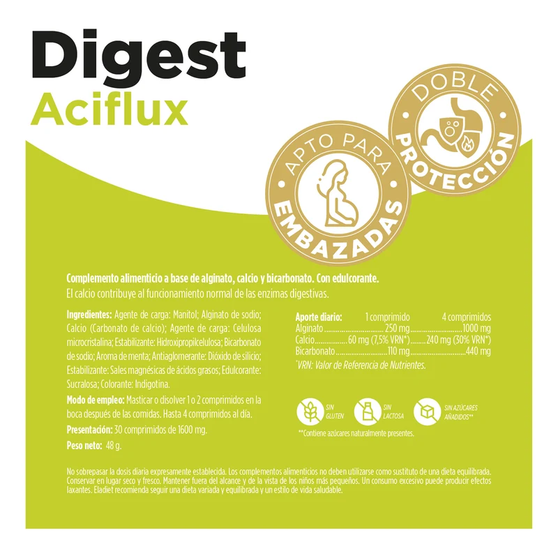 Digest AciFlux Protect 30 Comprimidos | Eladiet