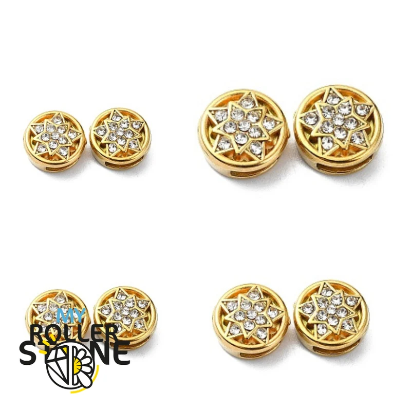 Acero inoxidable con circonita Star Pearl
