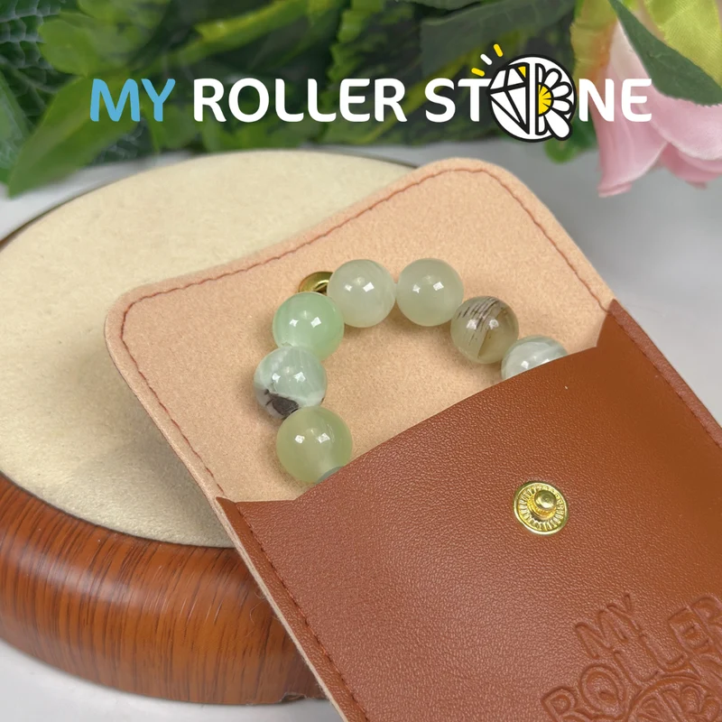 Pulsera de calcita verde
