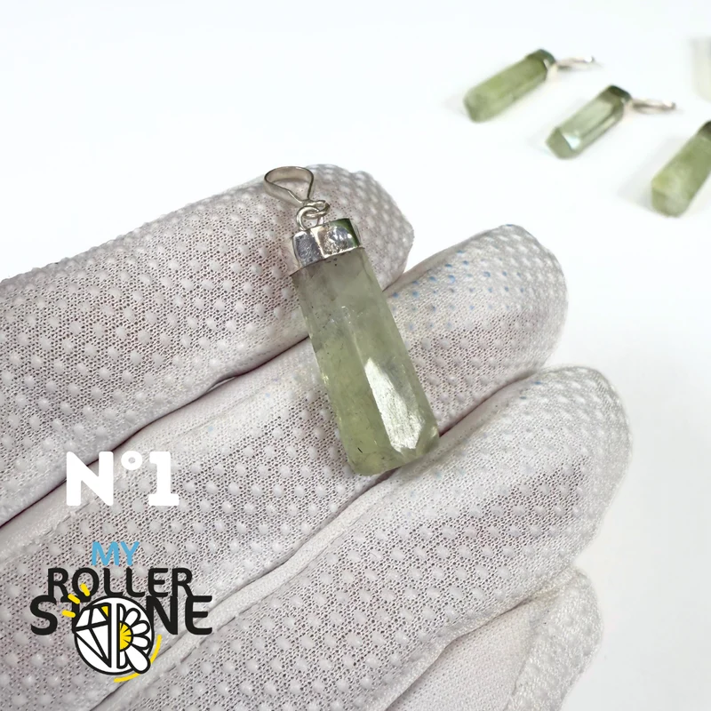 Colgante de aguador y plata