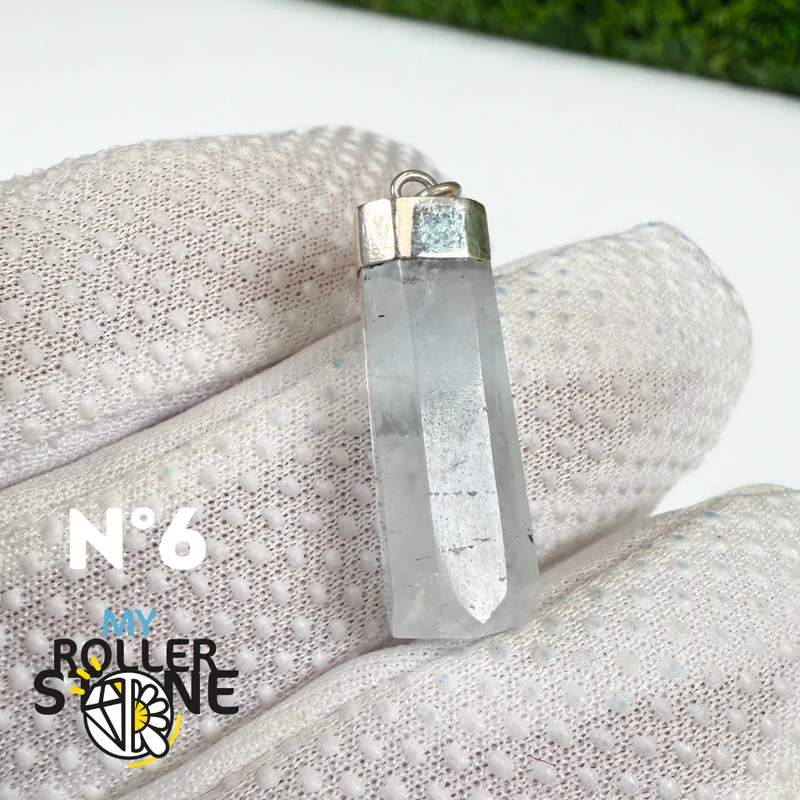 Colgante de aguamarina y plata