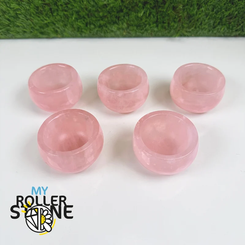 Ramequín de cuarzo rosa