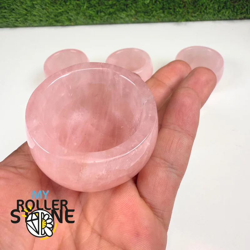 Ramequín de cuarzo rosa