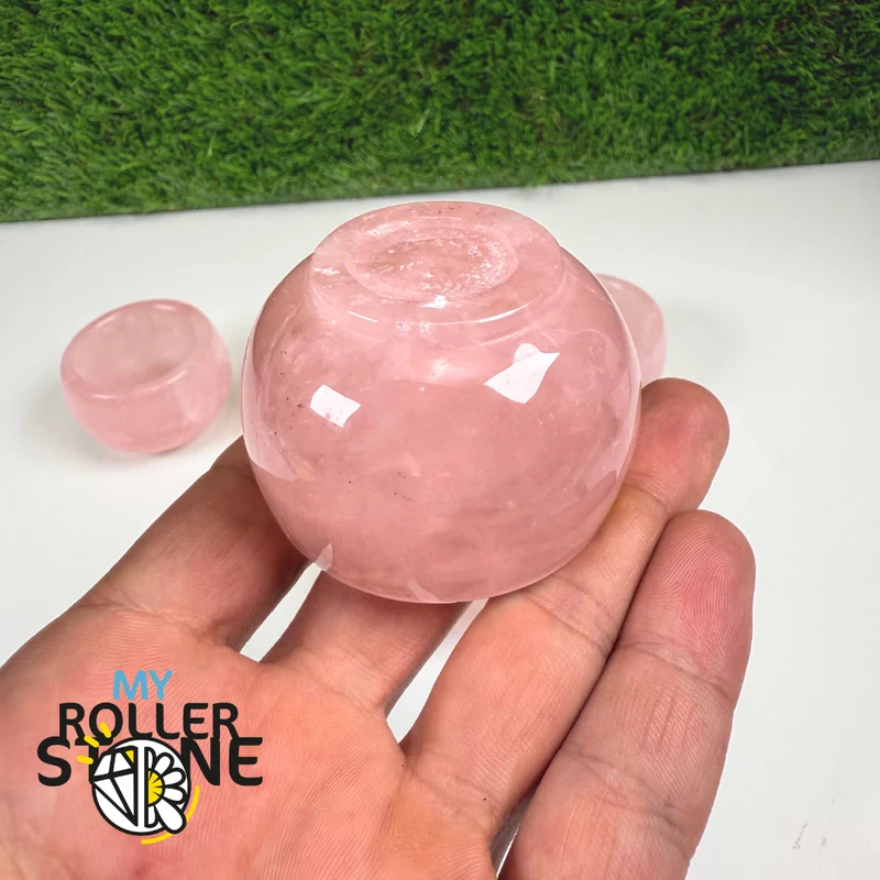 Ramequín de cuarzo rosa