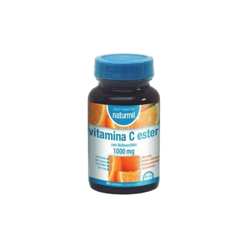 Vitamina Ester C 1000 mg 60 Comprimidos | Naturmil