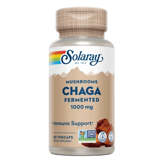 Fermented Chaga 60 Vegcaps | Solaray