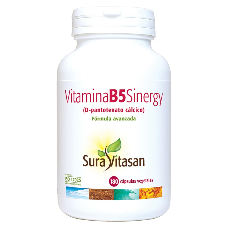 Vitamina B5 Sinergy 180 Cápsulas | Sura Vitasan
