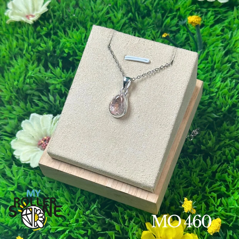 Colgante Solitario Pera Morganita #MO 460