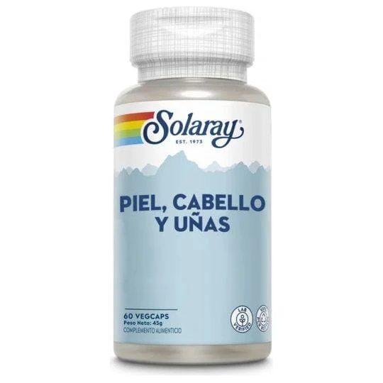 Piel Cabello Uñas 60 cápsulas | Solaray