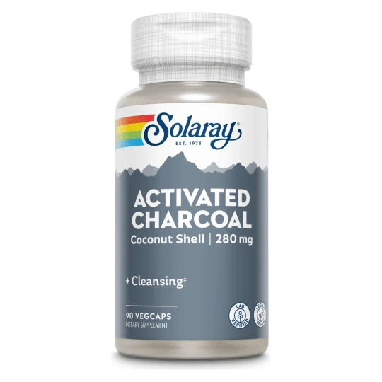Charcoal Activated 90 cápsulas | Solaray