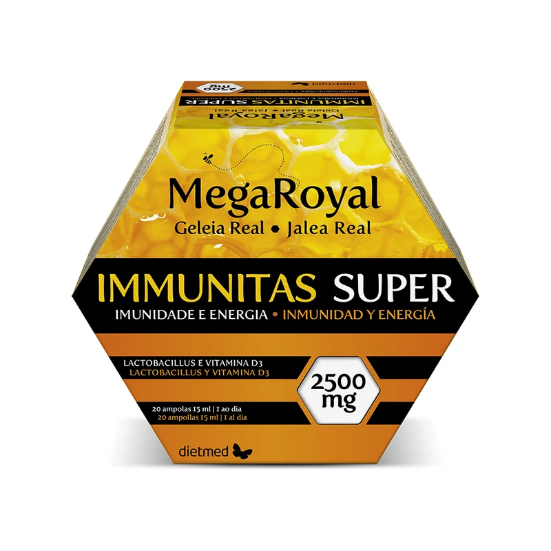 Megaroyal Immunitas Super 2500 20 ampollas | Dietmed