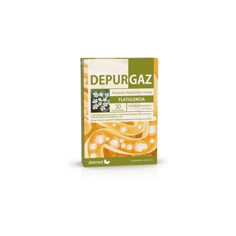 Depurgaz 30 comprimidos | Dietmed