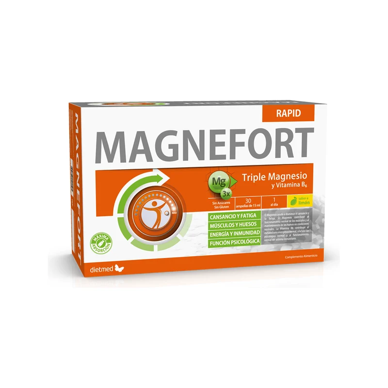 Magnefort Rapid 30 ampollas | Dietmed