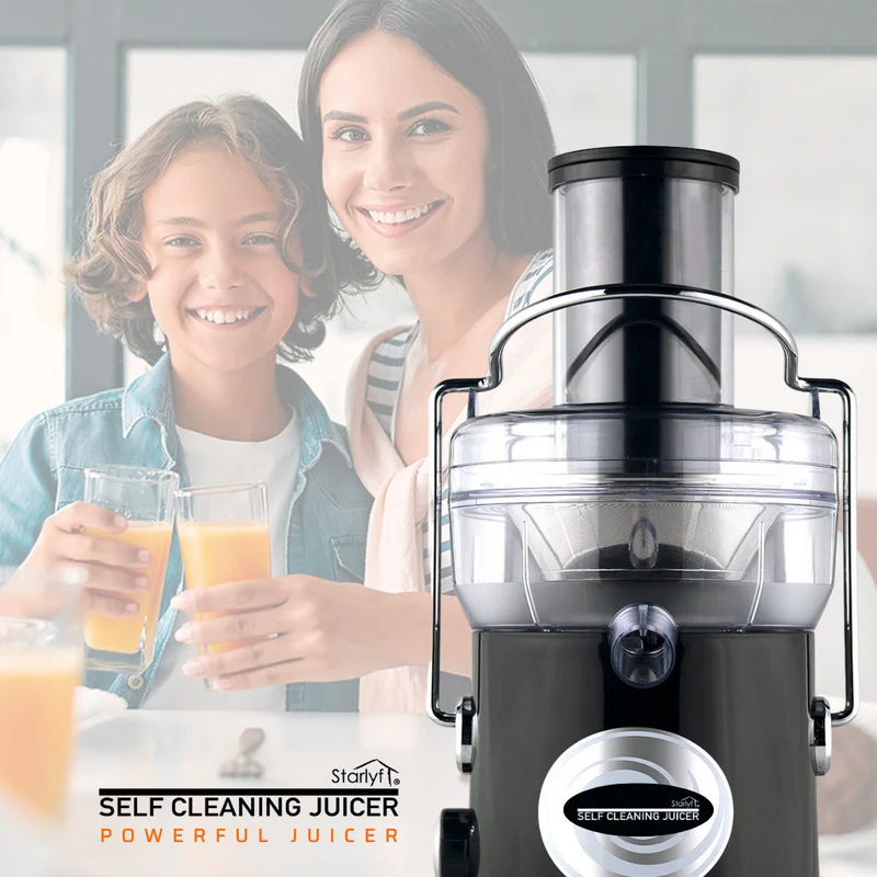 Licuadora con Autolimpieza – Jugo Natural en Segundos, 600W Potencia