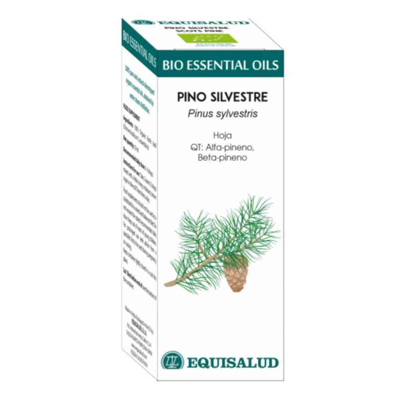 Bio Essential Oil Pino Silvestre - Qt: Alfa-Pineno, Beta-Pineno 10 Ml. | Equisalud